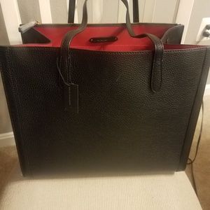 Banana republic black leather purse